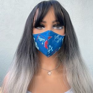 Beautiful Unique Handmade Masks ✨ LA Dodgers Mask 💙⚾️